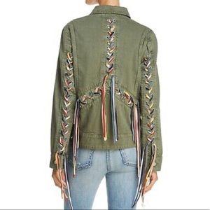 Blank NYC Cargo Fringe Jacket